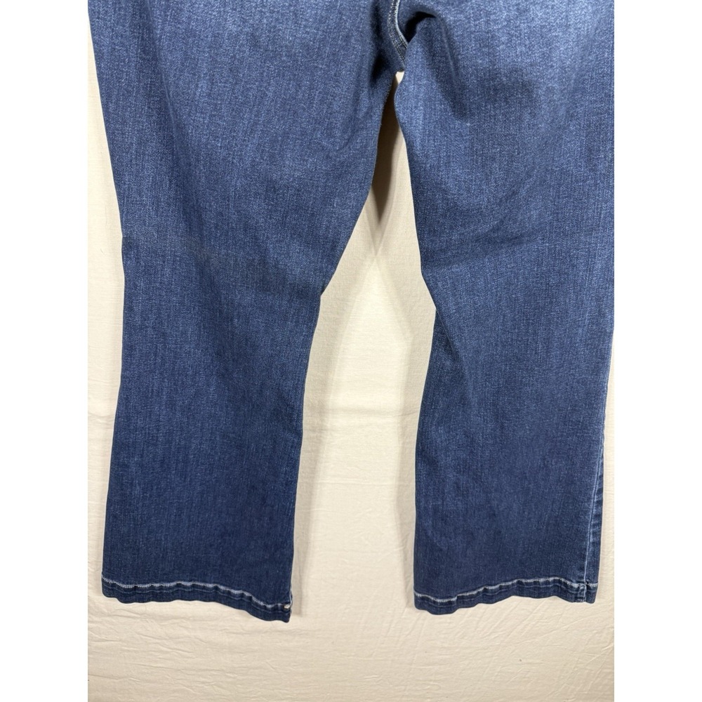 Judy Blue 16W Dark Wash Flare Jeans Womens Plus Size Stretch High Rise Western - Picture 9 of 10